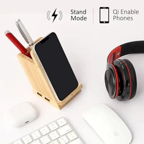 wooden wireless charger