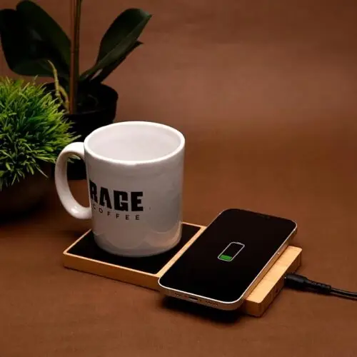 2 in 1 Wireless Charger with Cup Warmer - Image 5