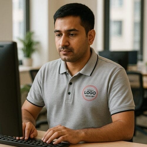 Premium Polo Cotton T-Shirt - Image 5