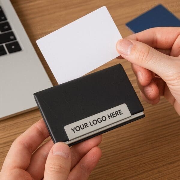 Premium Metal Business Card Holder - Style-A - Image 1
