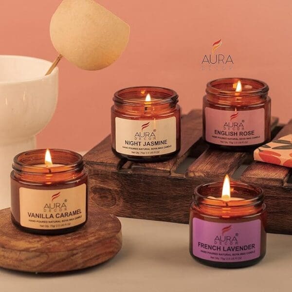 Aura Decor Scented Candle - Image 1