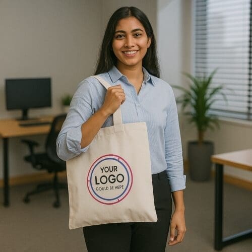 Cotton Cloth Tote Bag - Image 2