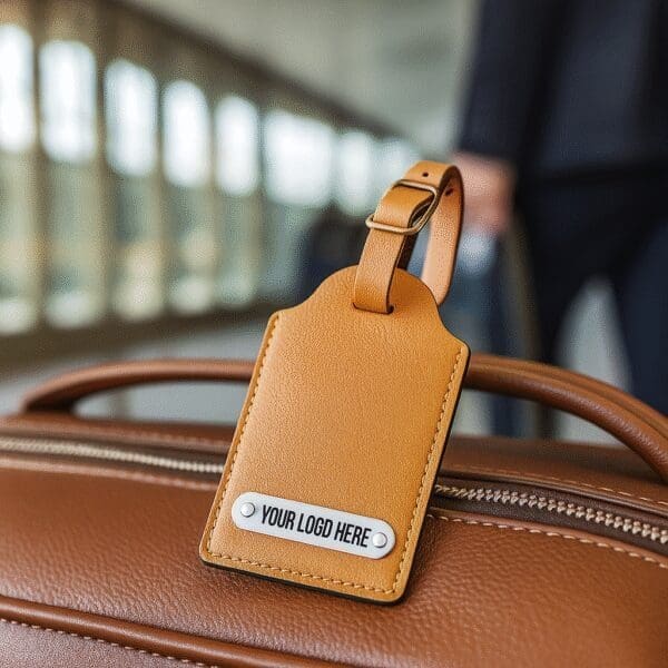 Premium Leather Luggage Tag - Image 3