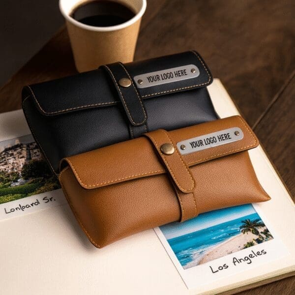 Premium Leather Sunglass Pouch - Image 1