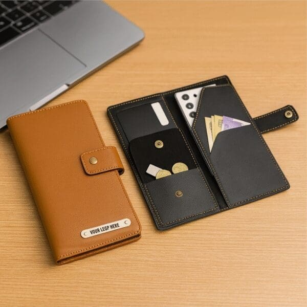 Premium Leather Chequebook Holder - Image 1