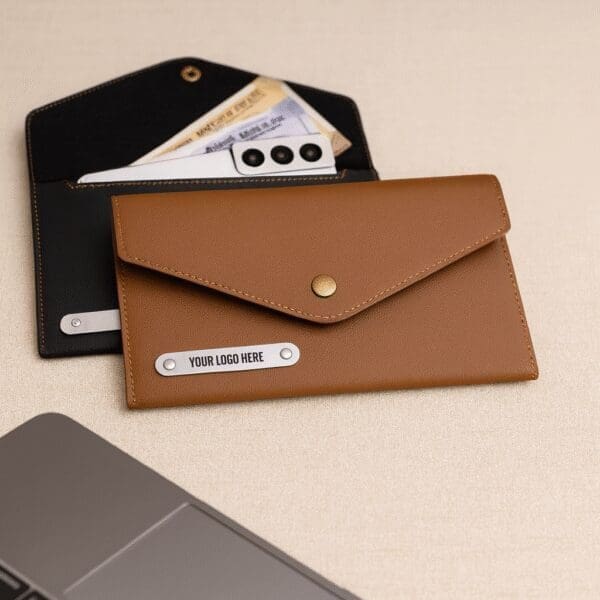 Elegant PU Leather Ladies Purse – Customizable with Logo - Image 1