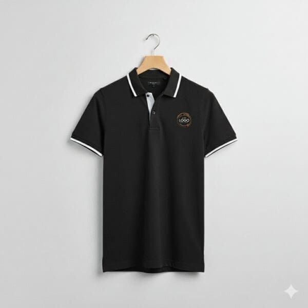 PUMA Ess Pique Tipping Polo T-Shirt - Image 1
